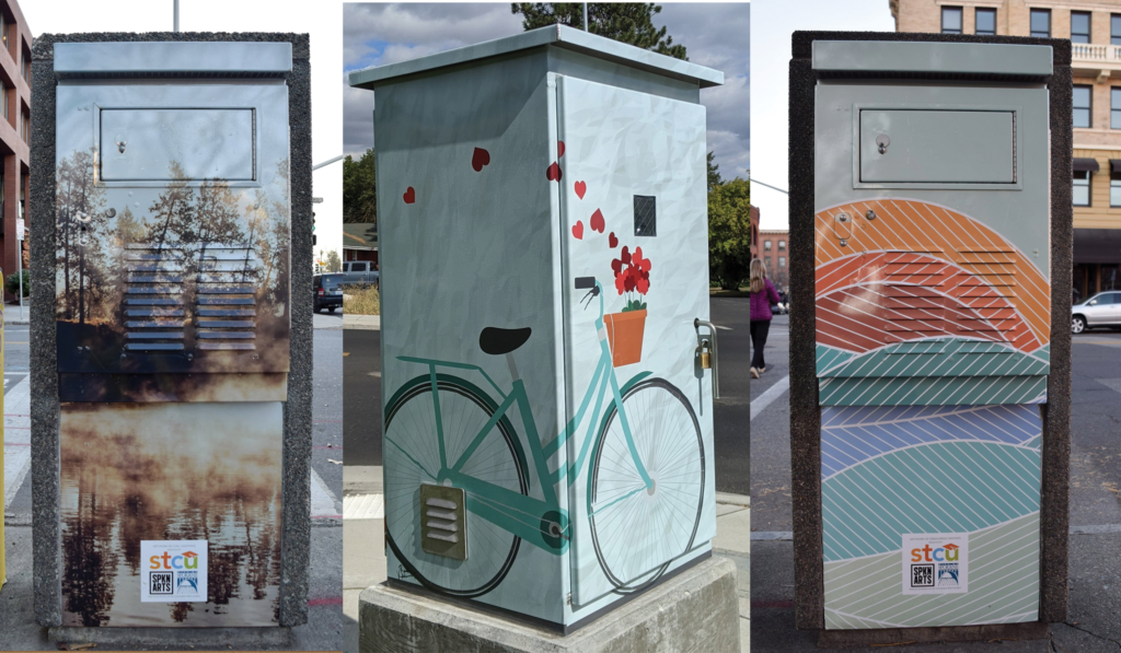 2021 Utility Box Art Wraps Spokane Arts