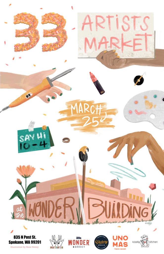 33 Artists Market at the Wonder Building Spokane Arts